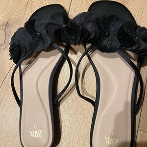 Zara Black Women's Sandals